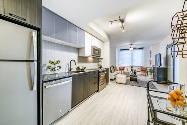 kitchen at ORE 82 Apartments