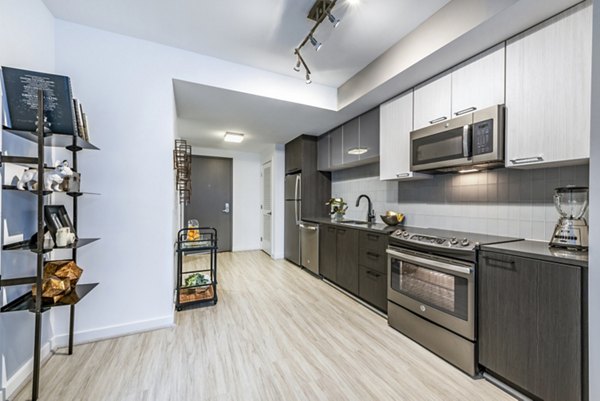 kitchen at ORE 82 Apartments