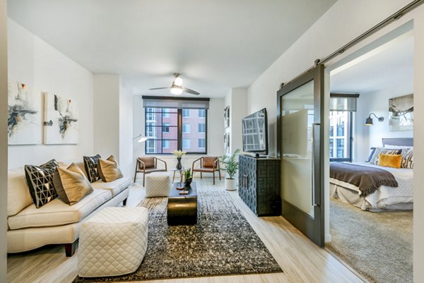 living room at ORE 82 Apartments