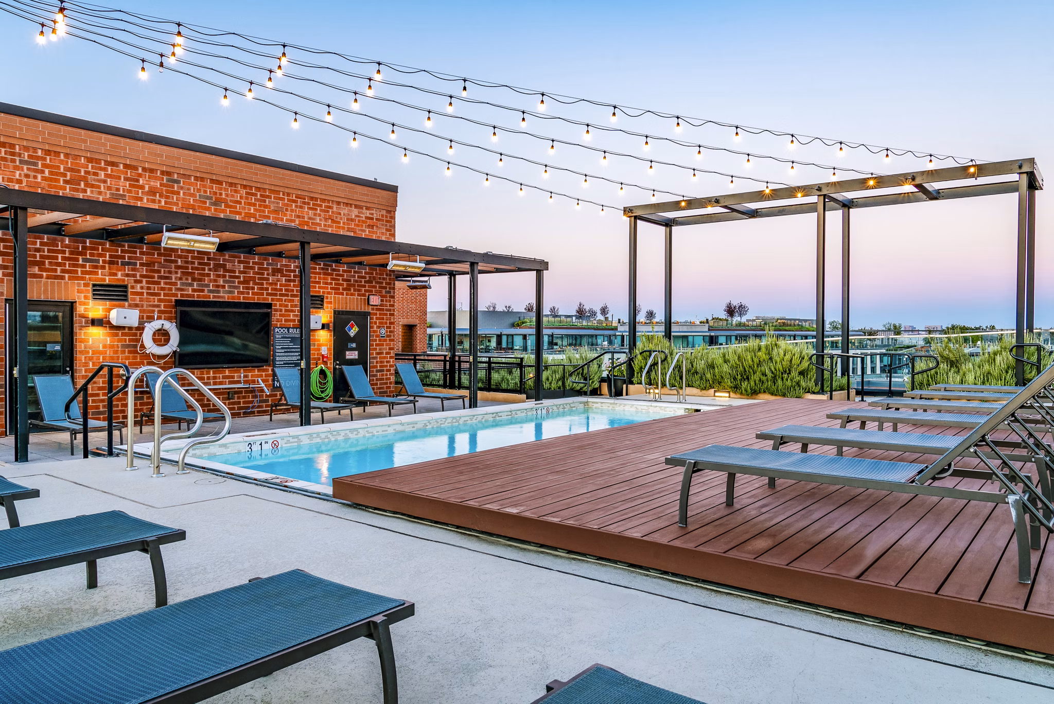 pool at ORE 82 Apartments