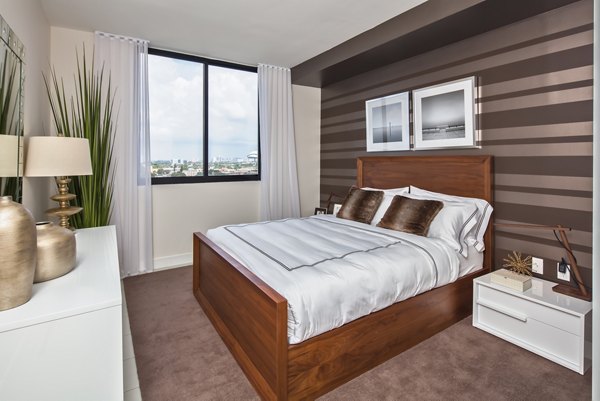 bedroom at InTown Apartments