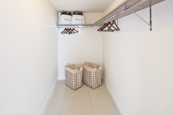 closet at InTown Apartments
