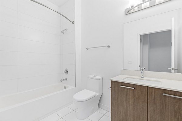bathroom at InTown Apartments