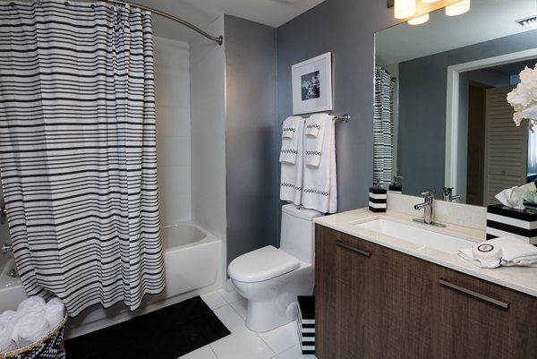 bathroom at InTown Apartments