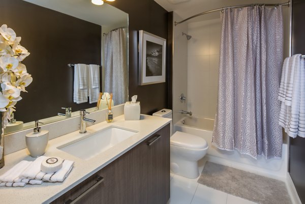 bathroom at InTown Apartments