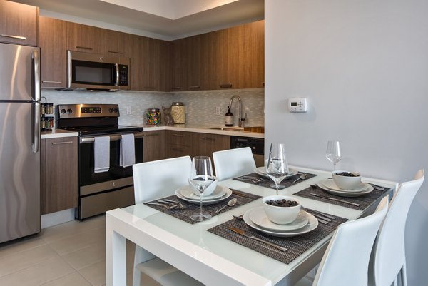 dining area at InTown Apartments