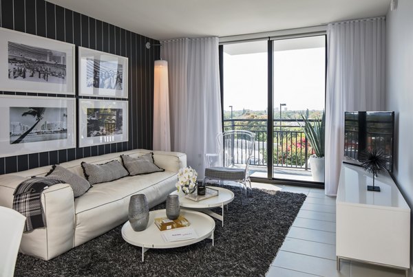 living room at InTown Apartments