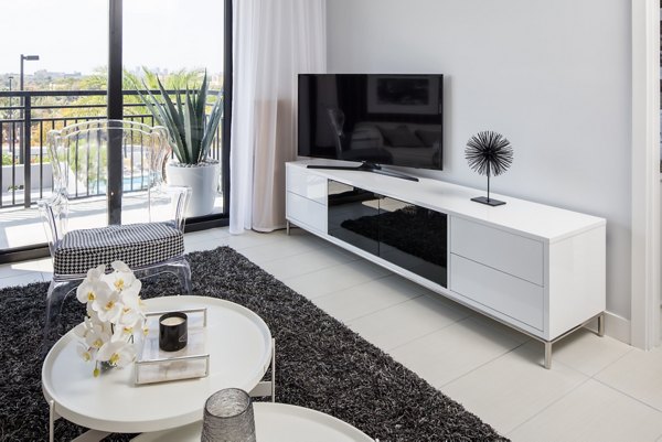 living room at InTown Apartments