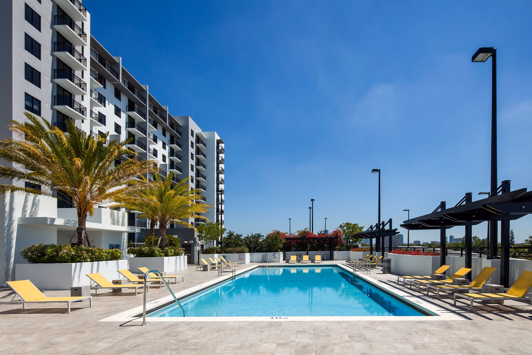pool at InTown Apartments