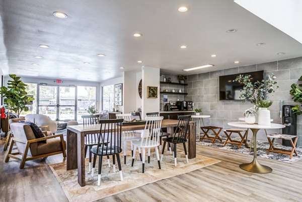 clubhouse/lobby at Avana Almaden Apartments