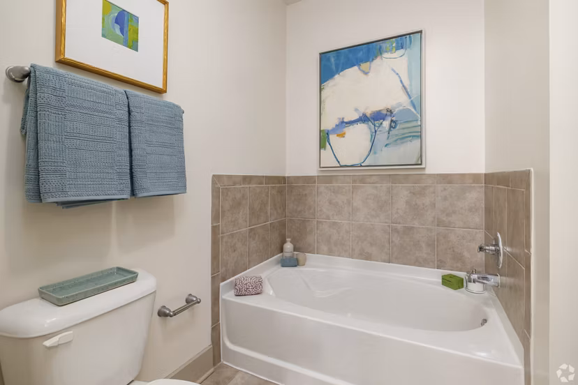 bathroom at Pencil Factory Flats Apartments