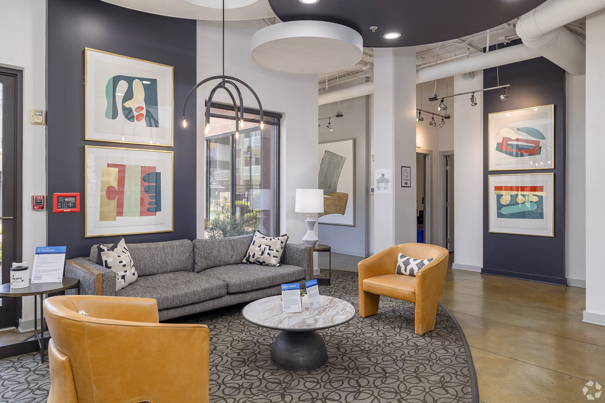 clubhouse at Pencil Factory Flats Apartments