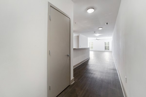 hallway at Pencil Factory Flats Apartments