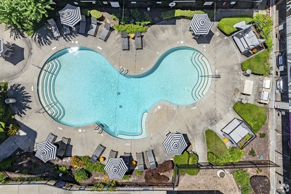 pool at Pencil Factory Flats Apartments