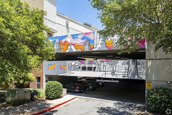 patio at Pencil Factory Flats Apartments