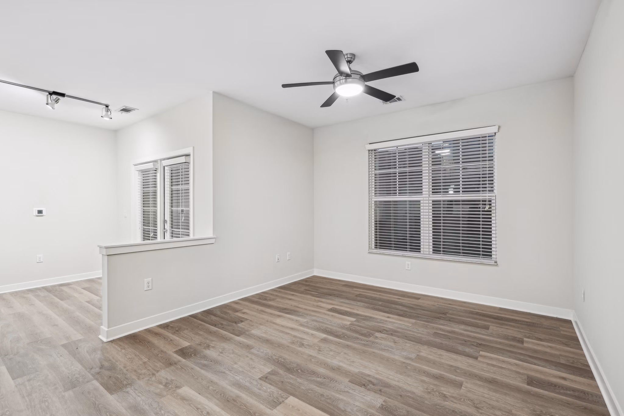 living room at Realm at Patterson Place Apartments