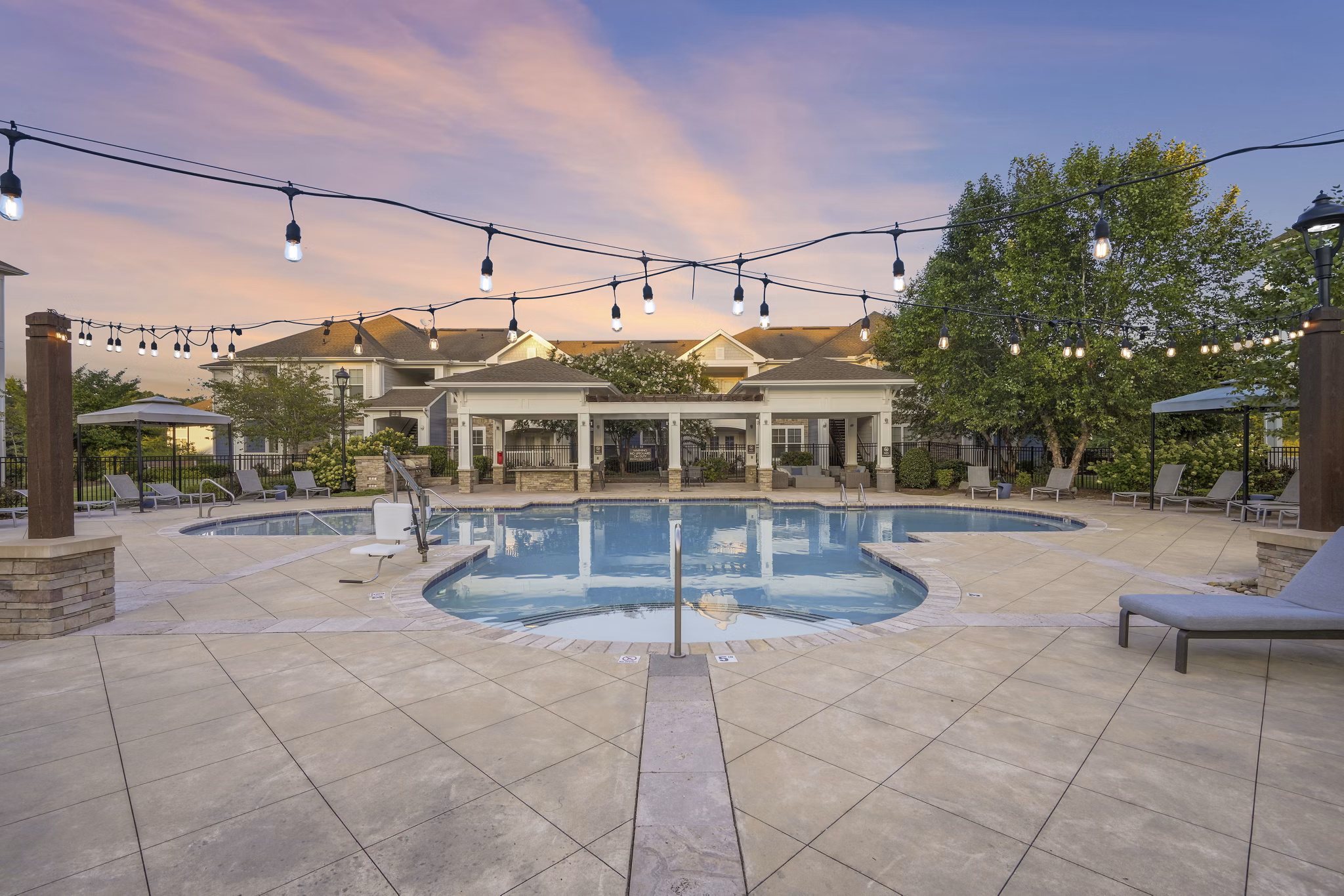 pool at Realm at Patterson Place Apartments