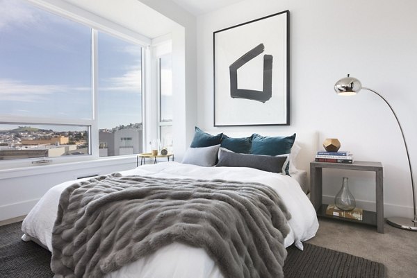 bedroom at Duboce Apartments