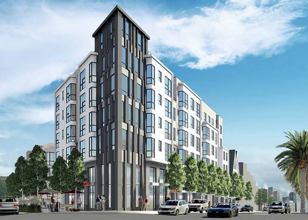 rendering at Duboce Apartments