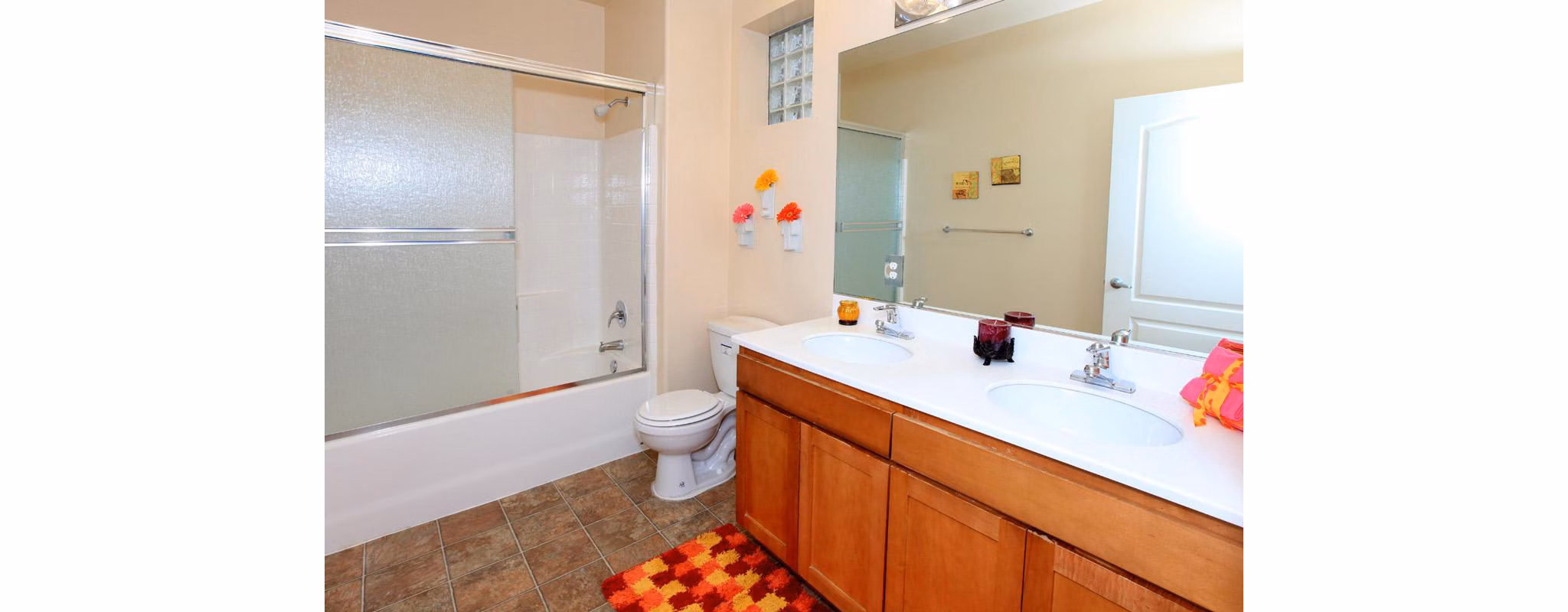 bathroom at Tuscany Apartments