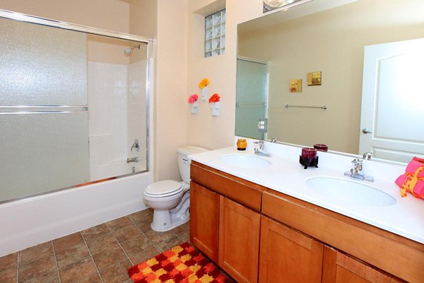 bathroom at Tuscany Apartments