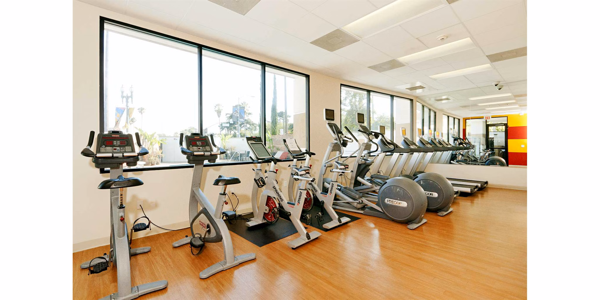 fitness center at Tuscany Apartments