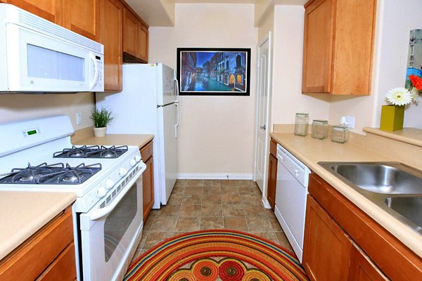 kitchen at Tuscany Apartments