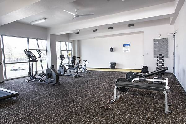 fitness center at Welton Park Apartments