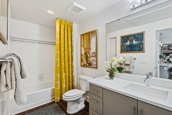 bathroom at The Standard Apartments