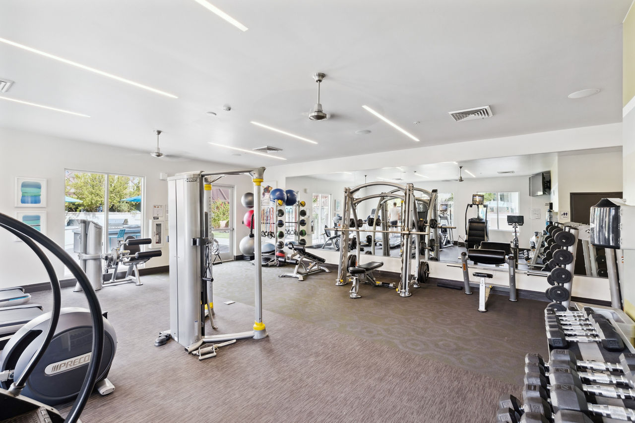 Gym at The Standard Apartments