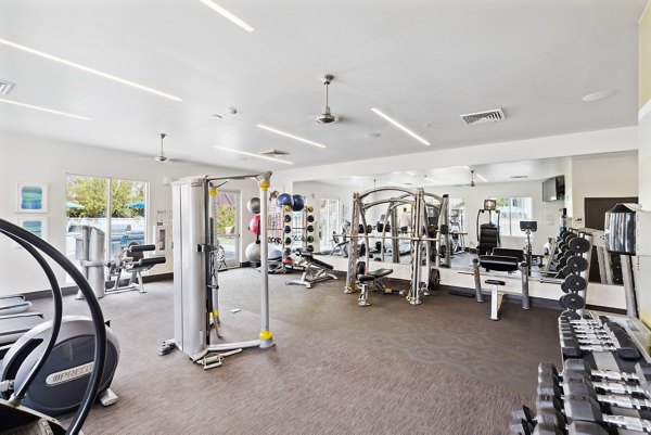 fitness room at The Standard Apartments