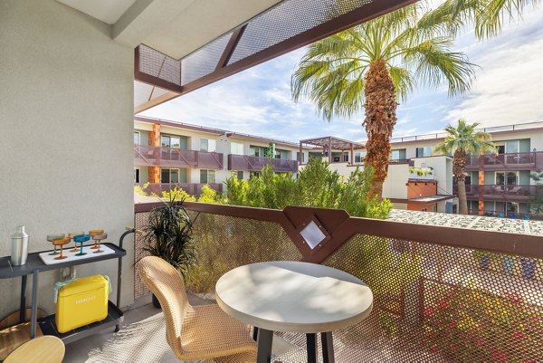 patio at The Standard Apartments