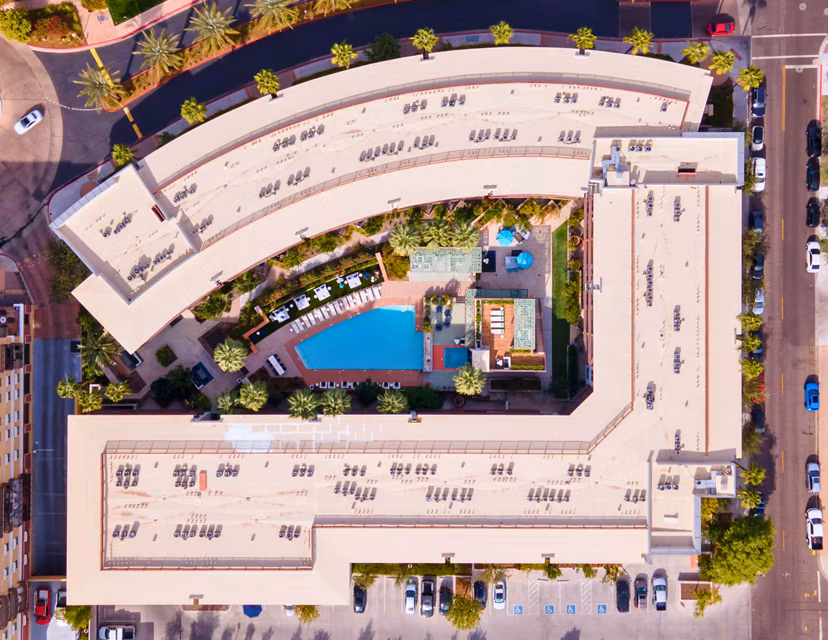 view at The Standard Apartments