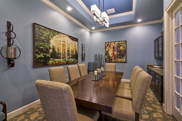 Arietta Apartments: Stylish clubhouse with modern design and seating areas