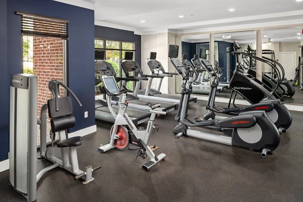 fitness center at 400 Belmont Apartments 