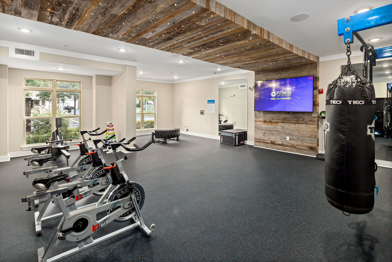 Gym at 400 Belmont Apartments (3 of 3)