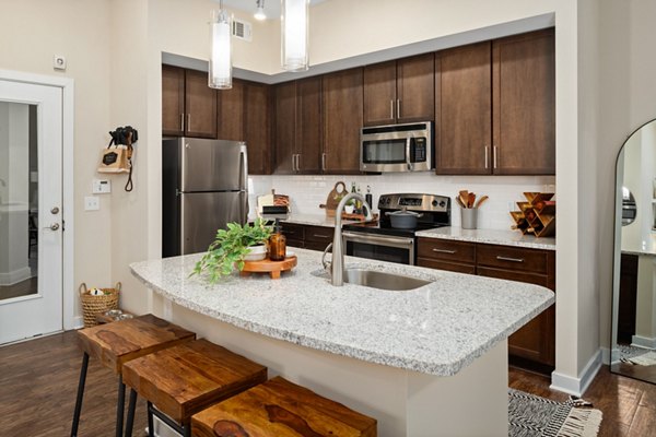 kitchen at 400 Belmont Apartments 