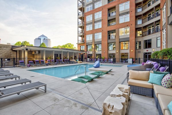 pool at Liberty Warehouse Apartments