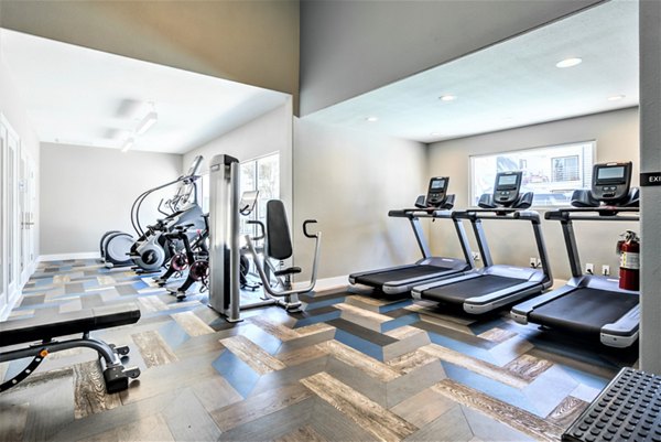 fitness center at Avana Stoneridge Apartments