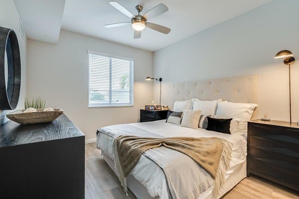 bedroom at South of Atlantic (SofA) Apartments