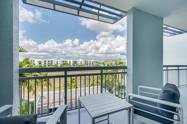 balcony at South of Atlantic (SofA) Apartments