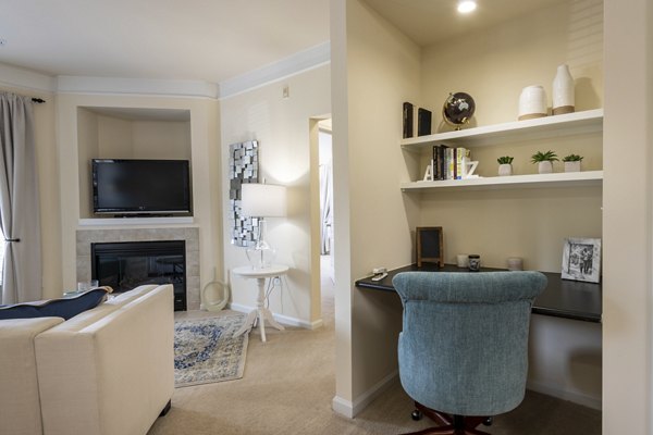 Spacious kitchen with modern appliances in Windsor at Tryon Village Apartments suitable for luxury living