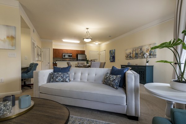 living room at Windsor at Tryon Village Apartments