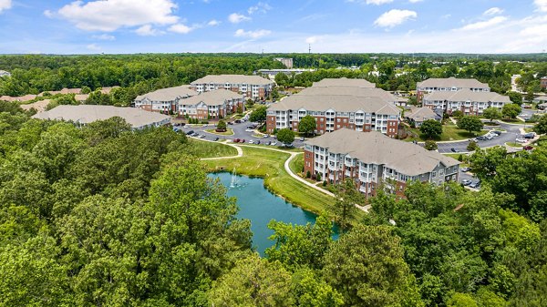 Windsor at Tryon Village: Modern luxury apartments with elegant faÃ§ade in Cary