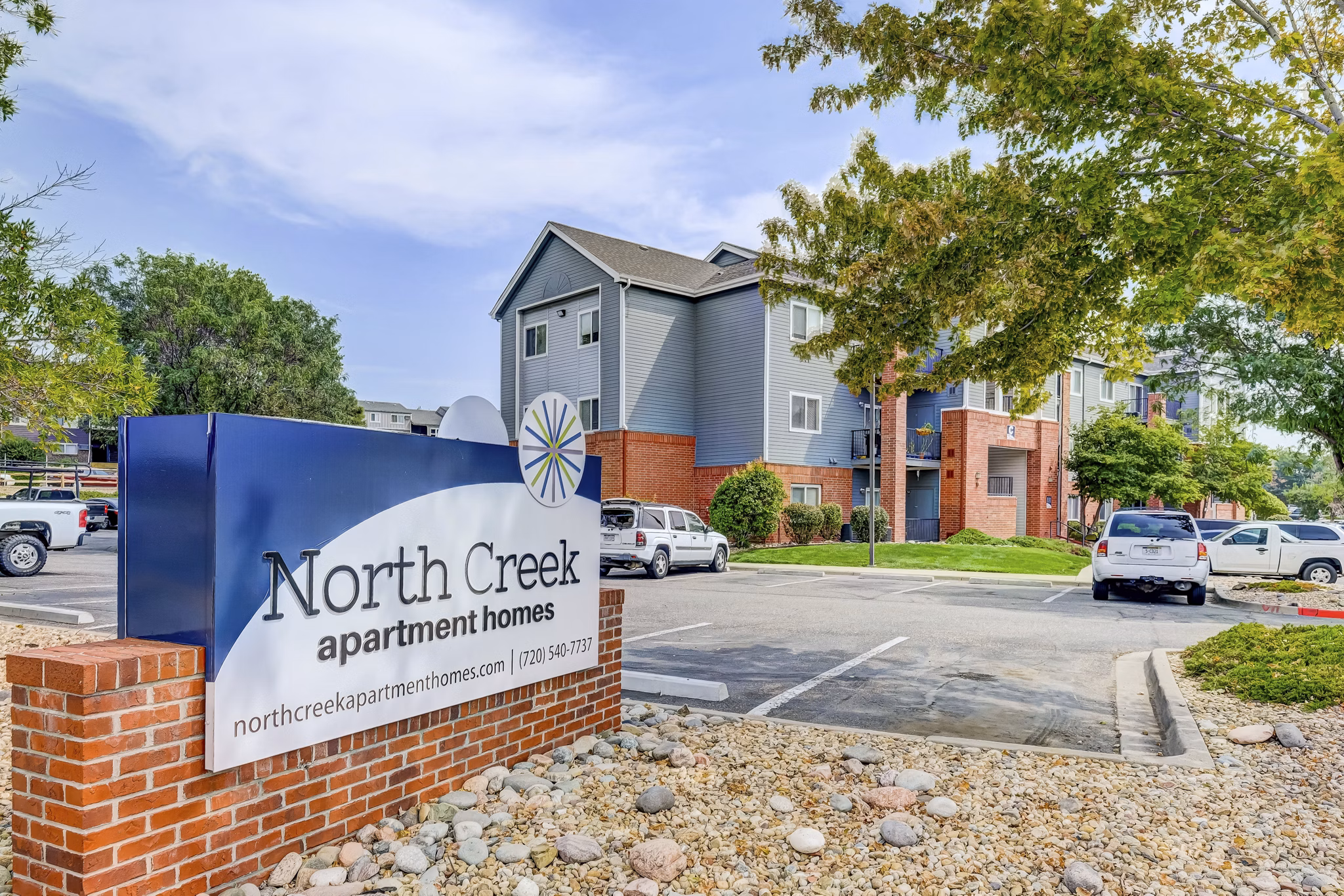 signage at North Creek Apartments