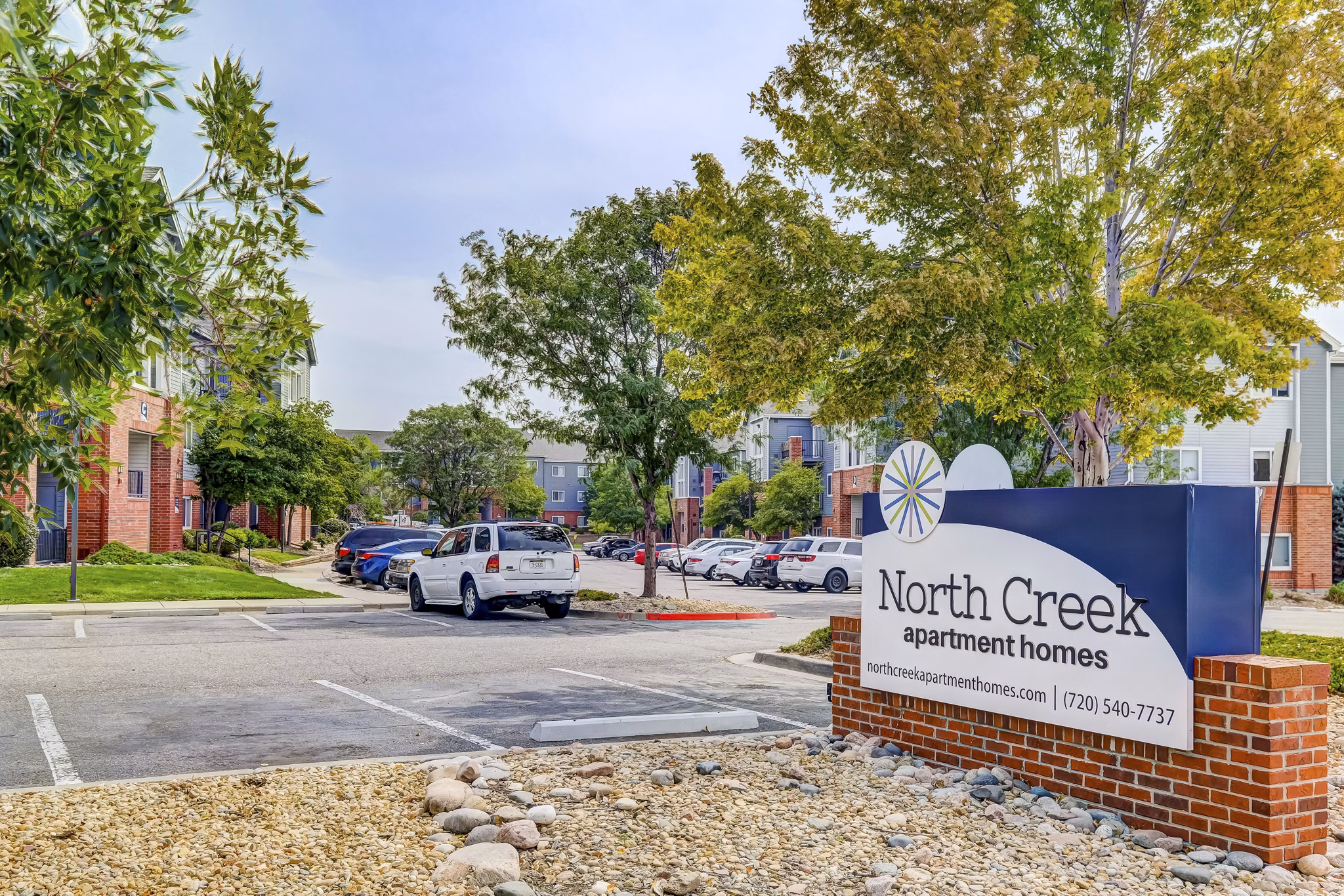 signage at North Creek Apartments