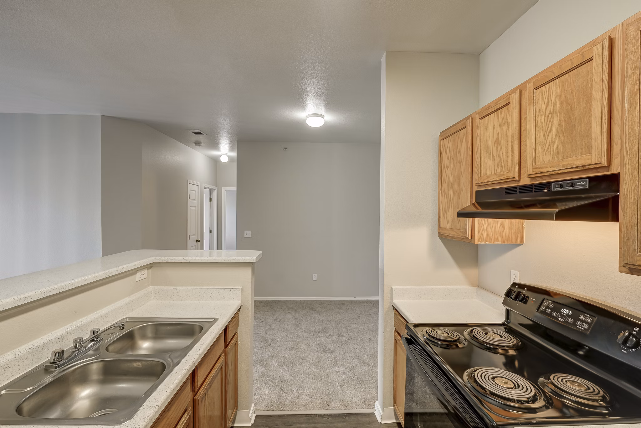 kitchen at North Creek Apartments