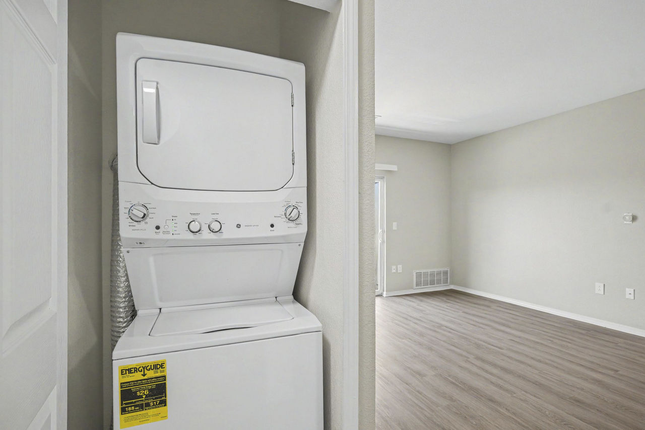 Laundry room at North Creek
