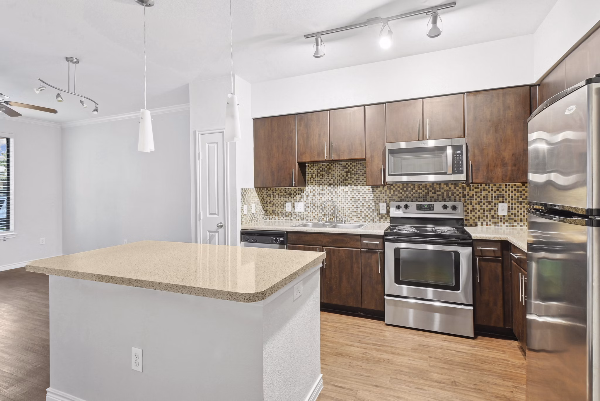 kitchen at Aventura Bellevue Apartments