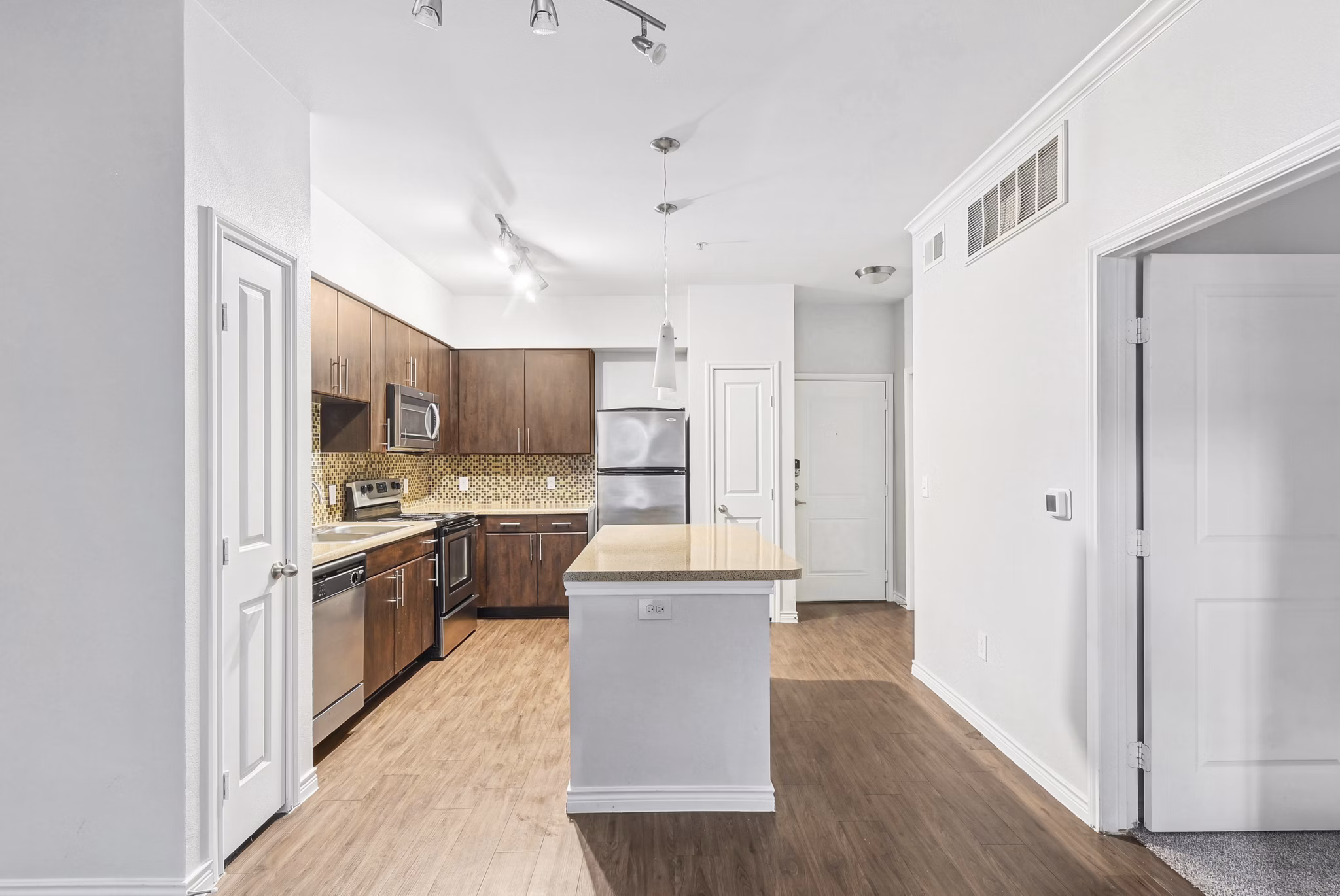 kitchen at Aventura Bellevue Apartments
